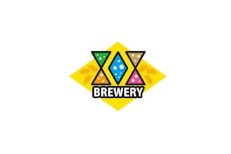 design original attractive brewing logo