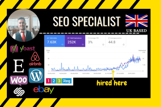 do SEO service of godaddy, wordpress, wix, squarespace, shopify and more