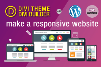 make a big ecommerce website with a divi builder