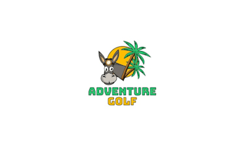 design modern adventure golf logo
