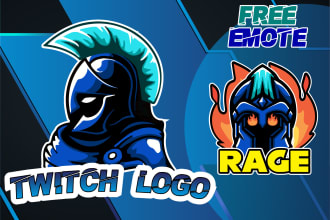 create twitch logo, banner, sub badges, overlay, screen pack