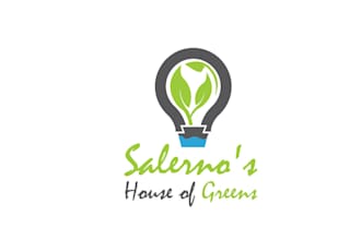 make a green, tree, agriculture, landscape, and lawn care logo