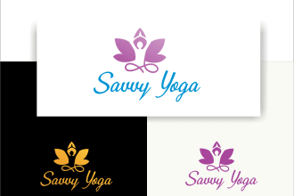 give a high quality spa massage and yoga logo design
