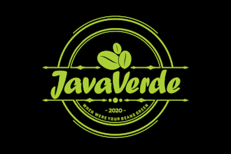 create a beautiful coffee shop and coffee beans logo for you