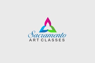 do professional artistic logo design with vector file