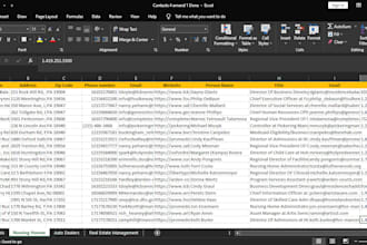 scrape google map or business data with emails