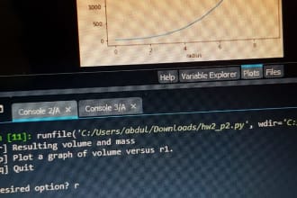 do accurate python assignments and projects