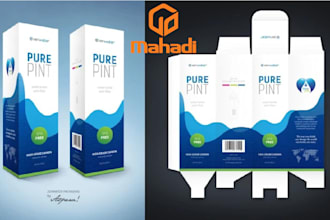 make a unique medicine package label design