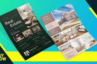 design real estate flyer