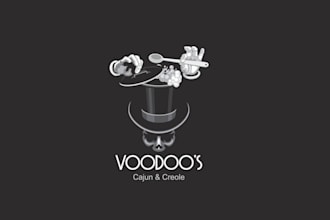 design cajun food truck logo