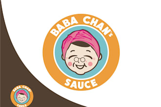 design a vintage badge patch round sticker label logo