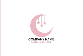 design logo for kids, childcare, baby shop, etsy, or daycare