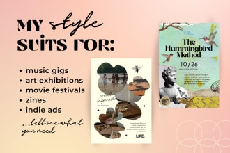 create collage poster for festival and party