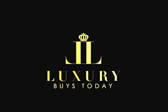 do a heraldic, modern luxury logo with hand drawn
