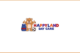 create childcare education daycare school logo