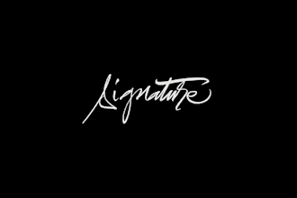design high quality signature logo with fastest delivery