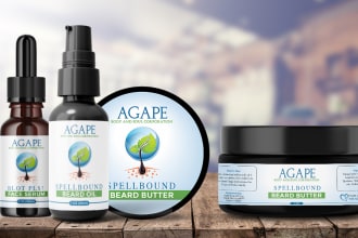 do cbd label design, cbd product and packaging design, cosmetics serum label