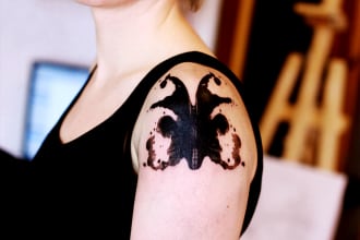 create a tattoo design of tattoo sleeve