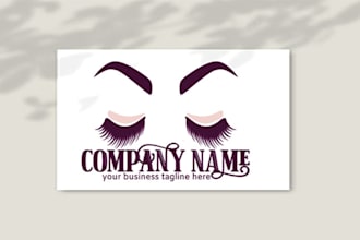 design a outstanding unique holographic lash logo design