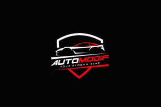 create high quality automotive logo with unlimited revisions