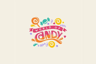 design original candy business logo