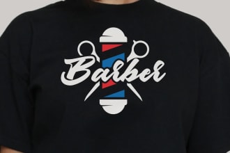 design barber and barber shop logo