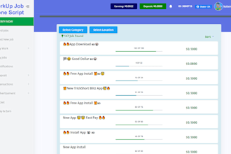 develop micro job website like workupjob