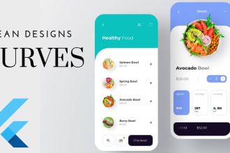 create flutter applications with modern UI