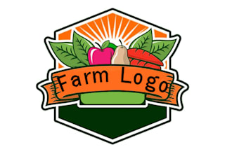 make professional farm logo design with new concept
