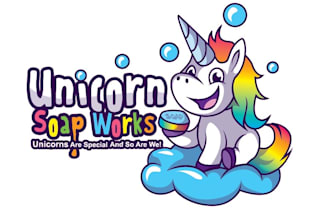 do make an modern custom unicorn logo