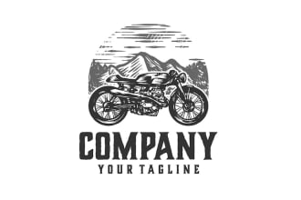 high quality motorcycle logo with free revisions and vector file