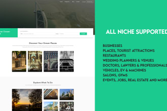 create business directory listing website