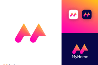 do elegant abstract logo design with unlimited revision