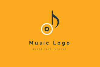 design creative music logo for you in just 1 day