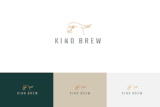 create a food, drink, and cafe logo with fast delivery