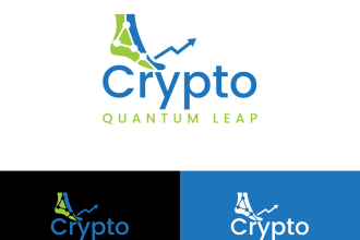 create a cryptocurrency, blockchain, and coin logo with new concepts