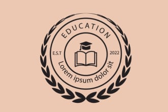 make high quality school logo for you with new concept