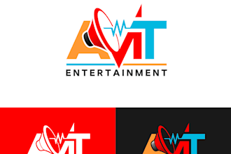 design a custom entertainment logo for your company with different concepts