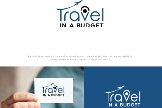 make a travel agency adventure tourism beach vacation logo