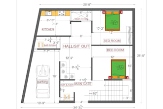 be your architect and draftsman for the house plan