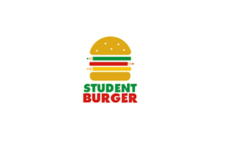 create a beautiful burger logo design