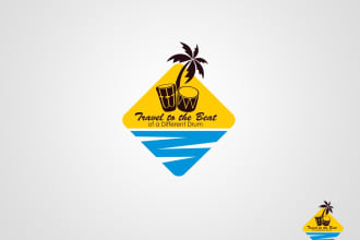 make a travel agency, tourism, resort and adventure logo
