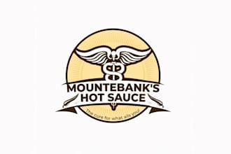 provide attractive hot sauce logo for your business