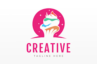 create an elegant bakery logo in very short time