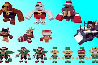create minecraft blockbench 3d models
