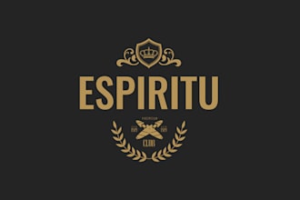 do professional cigars brand logo design with vector file