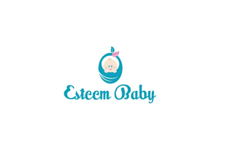 design creative esteem baby logo