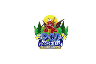 design a professional awesome school summer camp logo