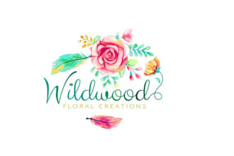 design an amazing floral logo within 24 hours