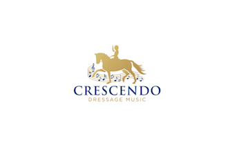 design outstanding equestrian music company logo